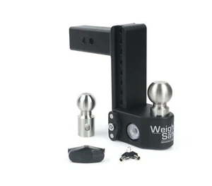 WEIGH SAFE SWS825 Adjustable Trailer Hitch Ball Mount - 8" Adjustable Drop - Foto 1 di 1