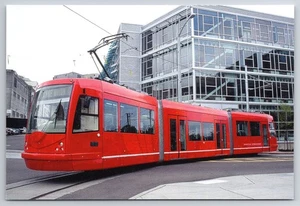 Seattle Streetcar MTC #200 Red Trio - 12 Photochrome Postkarte 2009 WA - Bild 1 von 2