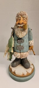 Signed David Frykman The Arctic Fisherman Figurine Statue Penguins Best Friend - Picture 1 of 9
