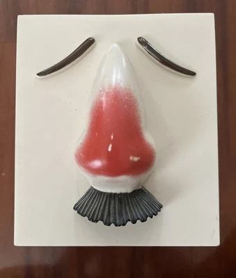 Plástico Entex Publicidad Rojo Nariz Enfermo Cara Pañuelo Caja Cubierta Novedad Puffs Plus Foto 1 de 4