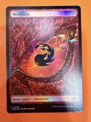 Mountain TDM 290 Tarkir Dragonstorm Dragon eye MTG Foil - Image 1 of 2