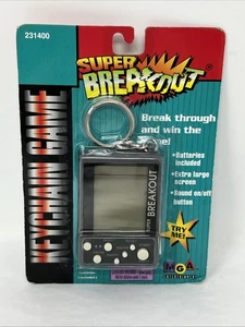 Vintage MGA Super Breakout Keychain Game Handheld Electronic Game Pong NOS NEW - Picture 1 of 7