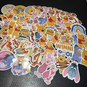 Kids Winnie The Pooh Stickers, Cartoon Stickers Waterproof Vinyl Stickers 10pcs - Picture 1 of 3