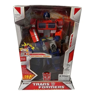 Hasbro Transformers 20 Aniversario Edición DVD Autobot Optimus Prime Nuevo en Caja Foto 1 de 4