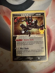 Greninja Star SWSH144 SWSH: Sword & Shield Promo Pokemon Card HD SWIRL LP - Picture 1 of 6