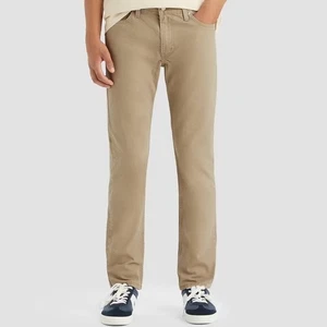 Levis 511 Slim Fit Jeans Herren 33x28 Beige Hellbraun Khaki Komfort Stretch Denim Hose - Bild 1 von 14