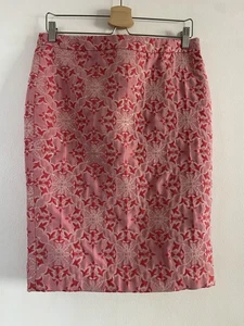 Mujer MODA Internacional Navidad Vacaciones Falda Talla 8 Candyland Rosa Rojo - Imagen 1 de 9