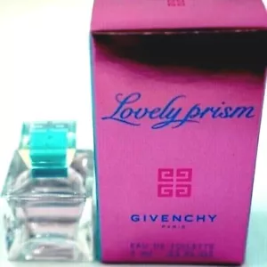 LOVELY PRISM by Givenchy for Women EDT 0.23 Oz MINI Size Splash New In Box - Picture 1 of 3