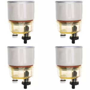 4XR12T Fuel Filter/Water Separator 120AT NPT ZG1/4-19 Automotive Parts w/Fitting - Picture 1 of 7