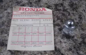 HONDA Genuine Parts CAP NUT (10mm) 94021-10020-0S OEM NOS gl1100 vf700c vf1000c - Picture 1 of 3