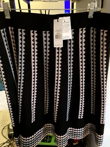 NWT DEX PLUS BLACK STRIPED SKIRT 2X Nice!!! - Picture 1 of 6