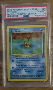 Pokemon League BLACK STAR PSYDUCK PROMO #20 PSA 10 Cert # 65307155 - Picture 1 of 11