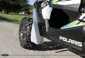 2014 - 2017 Polaris RZR XP 1000 RZR Mud Flaps / Fender Flares FRONT SET(2) WHITE - Picture 1 of 12