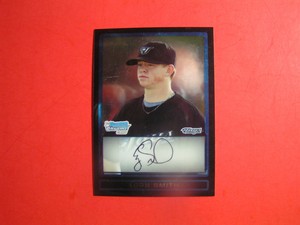 2009 Bowman Chrome 1st Card Autograph Egan Smith BDPP64