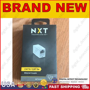 NEW NXT RJ45 TO RJ45 CAT 6 5E ETHERNET COUPLER CONNECTO FEMALE TO FEMALE NX56843 - Picture 1 of 1