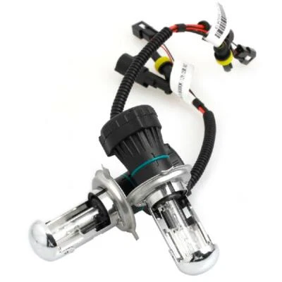 2Pcs H4 6000K 35W Bi-Xenon Hi/Lo Beam HID White Bulb Car Headlight Light Lamp - Image 1 of 4