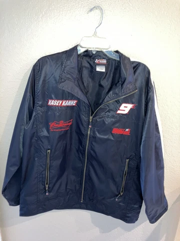 Chase Authentics Kahne 9 NASCAR Racing Jacket Coat Sz Medium Cover