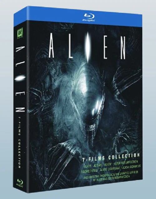 7-Discs 7-Films Collection on BLU-RAY Format Alien Fast Shipping! Brand new!