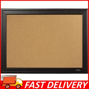 11” x 17” Black Framed Cork Board Bulletin Board, Decorative Hanging Pin Board - Picture 1 of 9