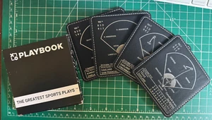 Playbook Coasters - Oakland A's - MLB Baseball- Set of 4 Plays - NEW IN BOX - Picture 1 of 8