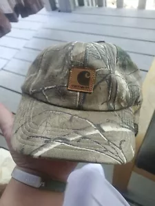 ULTRA SELTENE VINTAGE CARHARTT REALTREE CAMOUFLAGE ÜBER OHREN MÜTZE GRÖSSE L/XL - Bild 1 von 9