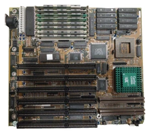 Aquarius Systems MB-4D50L - Zócalo 3 MB + 8Mb 30 pines SIM RAM + Cyrix 486DX40 - Imagen 1 de 20