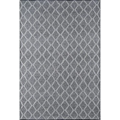 Momeni Andes Wool and Viscose Area Rug, 5' X 7', Charcoal - Image 1 of 4