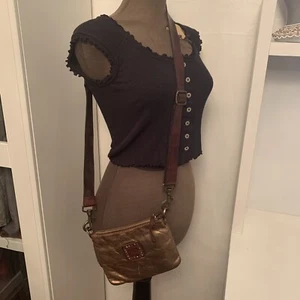 Campomaggi Crossbody Pochette Bag Bronze Gold - Picture 1 of 15