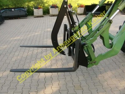 Palettengabel mit Euroaufnahme für Frontlader und Holzgreifer bzw. Niederhalt... - Bild 1 von 4