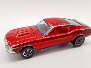 RARE!!! VINTAGE HOT WHEELS REDLINE "CUSTOM MUSTANG"1967 RED INTERIOR - Picture 1 of 7