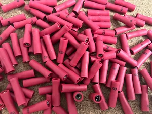 22-16 AWG Red 2.8x0.8mm Female Push-On Crimp 10A 600V Fully-Insulated Multi Qty - Picture 1 of 2