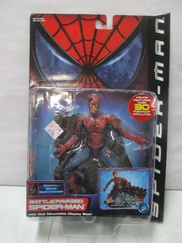 2001 Toybiz Spiderman Battle Ravaged Spiderman Cover