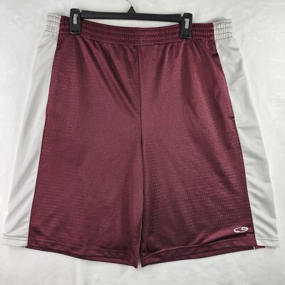 Pantalones Cortos de Baloncesto Champion C9 De Colección Para Hombre Borgoña/Blanco L Brillante Deslumbramiento/Malla Foto 1 de 4