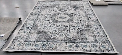 Tapete com defeito marfim/cinza 8' x 10', preço reduzido 1172734867 EVK220D-8 - Imagem 1 de 4