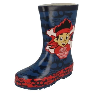 Boys Disney Crossbone Wellingtons 'Jake And The Neverland Pirates' - Picture 1 of 10