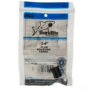 SharkBite UP518A Polímero Negro 3/4" PEX Manguera Barb Tubo Enchufe - Imagen 1 de 12