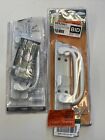 Prime Line Diecast White Patio Door Handles Lot of 2 AS IS FOR PARTS
