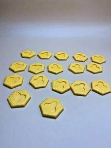 Schmidt Spiele Atlantis - Ersatzteile 17 gelbe Flachlandteile - Bild 1 von 1