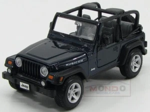1:27 Maisto Jeep Wrangler Rubicon Open 2012 Blue Met MI31245BL Modellino - Foto 1 di 2