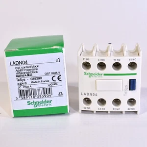 Bloque de contacto auxiliar de cuatro polos Schneider Electric LADN04 - Imagen 1 de 1