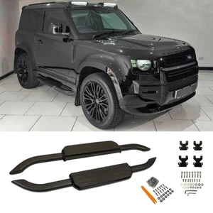 Land Rover Defender 90 L663 Gradini Laterali Tavola da Corsa - Edizione Nera (2020+) - Foto 1 di 4