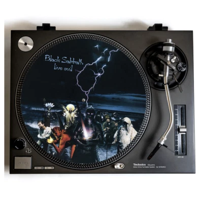 BLACK SABBATH Turntable Slipmat for Vinyl Records 12” DJ Slip Mat heavy metal