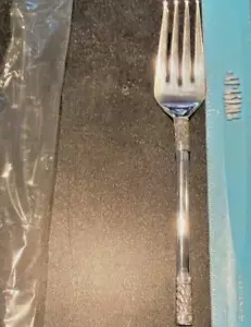Aegean Weave by Wallace Sterling Silver COLD MEAT FORK 9" NOT GOLDEN - Picture 1 of 2