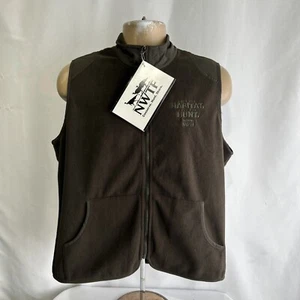 NWTF Save the Habitat / Save the Hunt Bout Harness Company Fleece Vest Sz Small - Picture 1 of 10