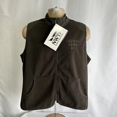 NWTF Save the Habitat / Save the Hunt Bout Harness Company Fleece Vest Sz Small - Image 1 of 4