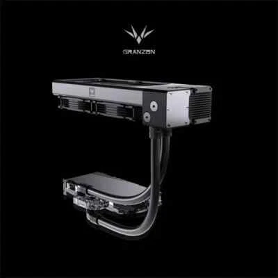 Granzon CPU GPU Block Pumpe Lüfter 240mm Kühler Schlauch Rohr Wasserkühlung Kit - Bild 1 von 4