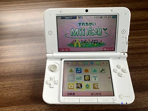 Nintendo 3DS XL LL PEARL WHITE only console no touch pen - Picture 1 of 6