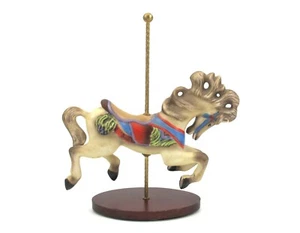 Franklin Mint Treasury of Carousel Art Porcelain Circus BUCKING HORSE Vtg 1988 - Picture 1 of 9