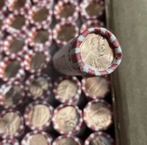 2022 D BU Lincoln Shield Cent Roll 2022 Denver Mint OBW - Picture 1 of 3