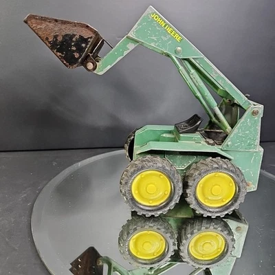 Minicargadora diecast vintage ERTL John Deere 1/16 piezas faltantes LEER Foto 1 de 4